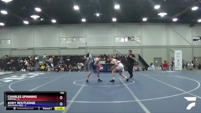 152 lbs Semis & 1st Wrestleback (8 Team) - Charles Spinning, Oregon vs Kody Routledge, Oklahoma Red