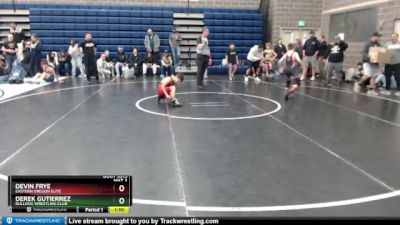 71 lbs Semifinal - Derek Gutierrez, Bulldog Wrestling Club vs Devin Frye, Eastern Oregon Elite