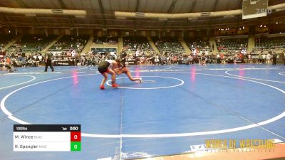 100 lbs Consi Of 8 #2 - Marina Wince, Black Fox Academy vs Reanna Spangler, Maize Wrestling Club