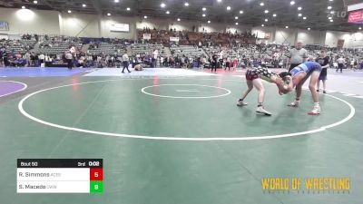 132 lbs Round Of 16 - Hazen Johnson, Burns Oregon vs Jagger French, USA Gold