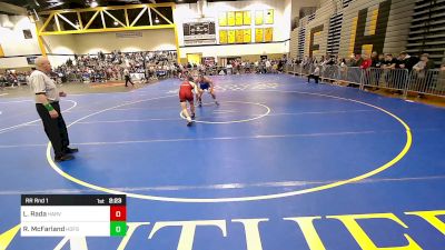 174A lbs Rr Rnd 1 - Luke Rada, Harvard vs Ross McFarland, Hofstra