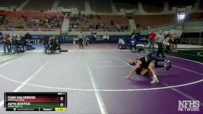 D1-138 lbs Champ. Round 1 - Adyn Bostick, Sunnyside H.S. vs Cash Halverson, Mountain Ridge