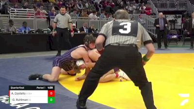 170 lbs Quarterfinal - Delaney Ruhlman, Bloomington South vs Aidan Costello, Hobart