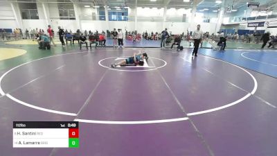 112 lbs Consolation - Henry Santini, Red Roots WC vs Alex Lamarre, Bristol Gladiators