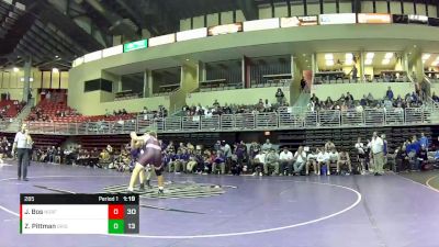 285 lbs Round 4 (8 Team) - Zachary Pittman, Grand Island vs Jackson Bos, Norfolk