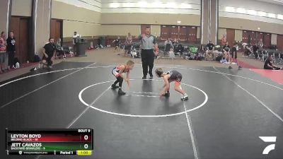 50 lbs Finals (8 Team) - Leyton Boyd, Belding Black vs Jett Cavazos, Backyard Brawlers