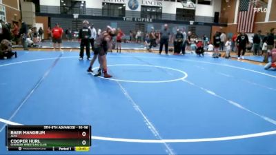 93-96 lbs Round 3 - Baer Mangrum, Alta vs Cooper Hurl, Charger Wrestling Club