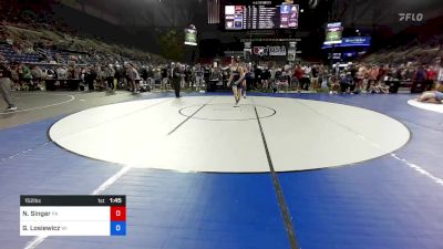 152 lbs Rnd Of 32 - Nicholas Singer, Pennsylvania vs Gage Losiewicz, Wisconsin