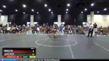 140 lbs Round 4 (6 Team) - Adam Cox, Scorpions vs Aiden Buck, East Coast Elite