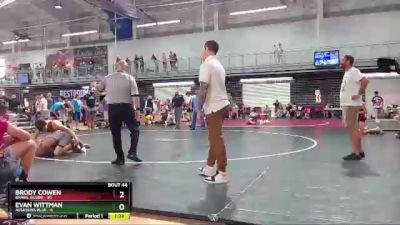 145 lbs Round 9 (10 Team) - Brody Cowen, BRAWL Silver vs Evan Wittman, Assassins Blue