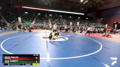 2A-132 lbs Quarterfinal - Pace Garrett, Wright vs Wiley Philleo, Shoshoni