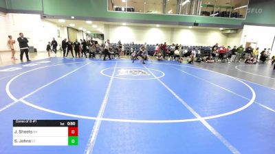 112 lbs Consi Of 8 #1 - Josh Sheets, OH vs Solomon Johns, CT