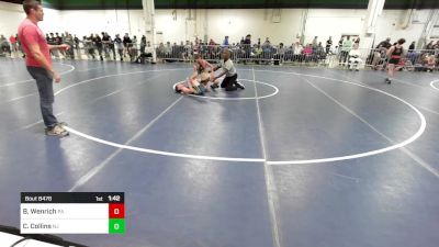 100 lbs Round Of 16 - Brayden Wenrich, PA vs Cade Collins, NJ