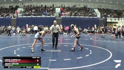 107 lbs Cons. Round 3 - Jayce Cappello, Elite Wrestling NJ vs Aidan Crouse, Greencastle