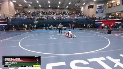 120 lbs Cons. Round 1 - Kent Wolfe, Klein Cain vs Jessie Palacios, Richardson Lake Highlands