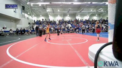 64 lbs 5th Place - Caden Miller, Fort Gibson Youth Wrestling vs Zayn Vinson, Vian Wrestling Club