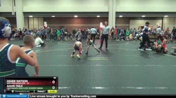 53 lbs Round 2 (6 Team) - Asher Watson, Backyard Brawlers vs Gavin Ogle, Contenders Wrestling Academy Green