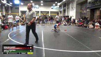 82 lbs Round 2 (4 Team) - Alleena Johnson, MN Storm vs Jaydn Jones, Nebraska Wrestling Academy