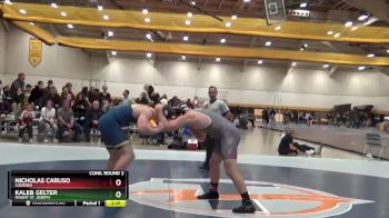 197 lbs Cons. Round 2 - Kaleb Gelter, Mount St. Joseph vs Nicholas Caruso, Lourdes