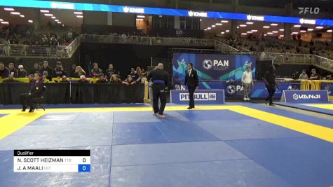 NICHOLAS SCOTT HEIZMAN vs JACOB A MAALI 2024 Pan Jiu Jitsu IBJJF Championship