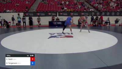 65 kg Rnd Of 64 - Scout Nash, Idaho vs Denim Torgerson, Colorado Mesa Wrestling Club