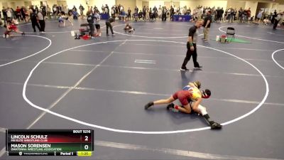 83 lbs Quarterfinal - Mason Sorensen, Owatonna Wrestling Association vs Lincoln Schulz, MN Elite Wrestling Club