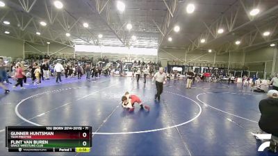 71 lbs Semifinal - Flint Van Buren, Grace Wrestling Club vs Gunner Huntsman, Team Prestige