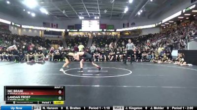 113 lbs Quarterfinal - Nic Brase, 4-Nashua-Plainfield vs Landan Frost, 5-Wapsie Valley