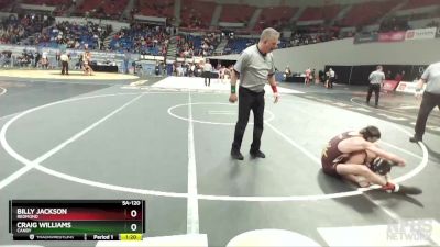 5A-120 lbs Quarterfinal - Craig Williams, Canby vs Billy Jackson, Redmond