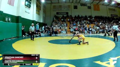 120 lbs 5th Place Match - Jonathan Sanchez, El Modena vs Martin Bocanegra, Rancho Cucamonga