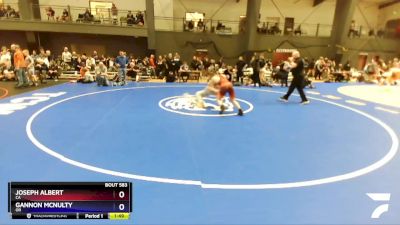 144 lbs Semifinal - Joseph Albert, CA vs Gannon McNulty, OR