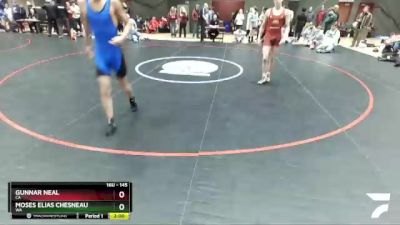 145 lbs Champ. Round 2 - Gunnar Neal, CA vs Moses Elias Chesneau, WA