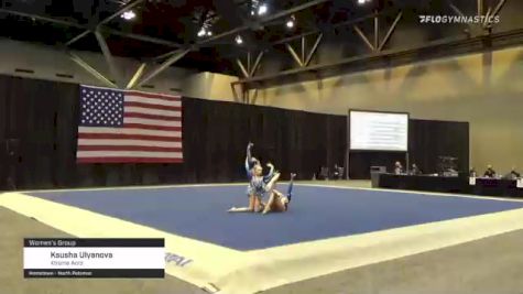 Ksusha Ulyanova - Women's Group, Xtreme Acro - 2021 USA Gymnastics Championships