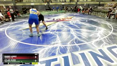 285 lbs Finals (8 Team) - Kyler Kuhn, Saint Pius X (Kansas City) vs Mario Lopez, Vacaville