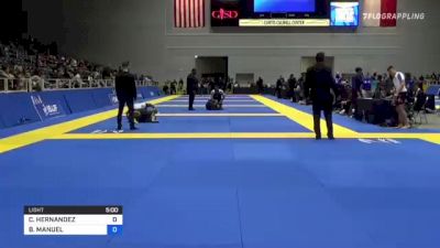 COLBY HERNANDEZ vs BRAYLON MANUEL 2021 World IBJJF Jiu-Jitsu No-Gi Championship