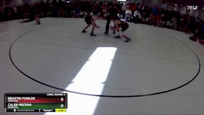 116 lbs Cons. Round 3 - Caleb Meckna, Nebraska vs Braxtin Fowler, Nebraska