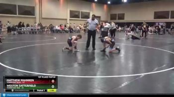 108 lbs Finals (2 Team) - Matthew Mahnken, Tennessee Blue vs Weston Satterfield, Tennessee Red