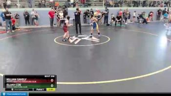 84 lbs Rr2 - Elijah Coe, KODIAK WRESTLING CLUB vs Killian Savely, NIKISKI FREESTYLE WRESTLING CLUB