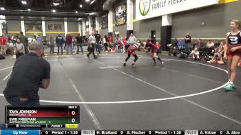 110 lbs Round 3 (4 Team) - Taya Johnson, Badger Girls vs Evie Freeman, Hastings Wrestling Academy