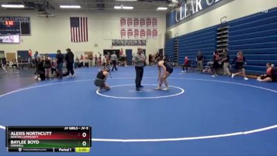 JV-5 lbs Round 3 - Alexis Northcutt, Benton Community vs Baylee Boyd, Grinnell