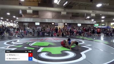 45 kg Quarters - Jameson Williams, Gold Rush Wrestling vs Eden Berrelleza, Inland Elite Wrestling Club