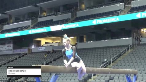 Hailey Openshaw - Beam, Olympus - 2022 Elevate the Stage Toledo presented by Promedica