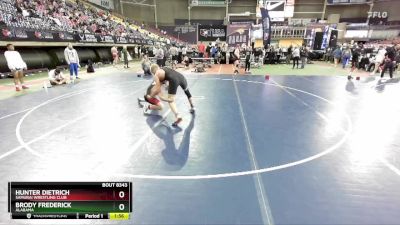 164-170 lbs Round 3 - Hunter Dietrich, Samurai Wrestling Club vs Brody Frederick, Alabama