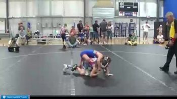 86 lbs Round 5 (6 Team) - Chloe McBride, American Gladiators-Lady Saints vs Lyric Hetzer, The Funky Singlets