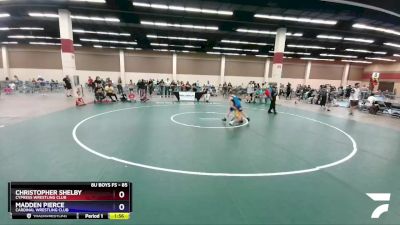 85 lbs Round 1 - Christopher Shelby, Cypress Wrestling Club vs Madden Pierce, Cardinal Wrestling Club