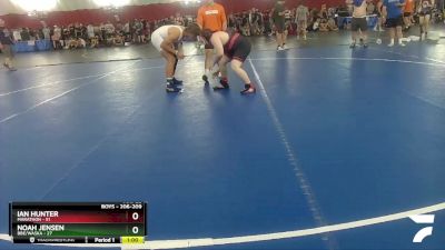 206-209 lbs Round 1 - Ian Hunter, Marathon vs Noah Jensen, BBE/Waska