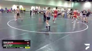 132 lbs Round 3 (6 Team) - Cadyn Wild, Iowa Black vs Evan Wilcox, Dream Team