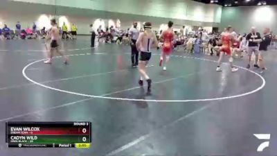 132 lbs Round 3 (6 Team) - Cadyn Wild, Iowa Black vs Evan Wilcox, Dream Team