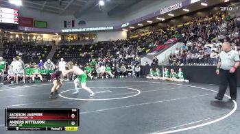 144 lbs Finals (1st & 3rd) - Anders Kittelson, Osage vs Jackson Jaspers, Mount Vernon