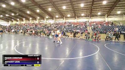 220 lbs Champ. Round 1 - Mason Christian, MT vs Anthony Leon, CA